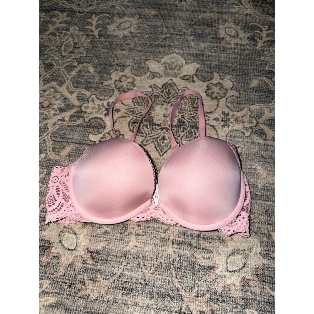 Victorias Secret Dream Angels Push Up Bra Pink Lace